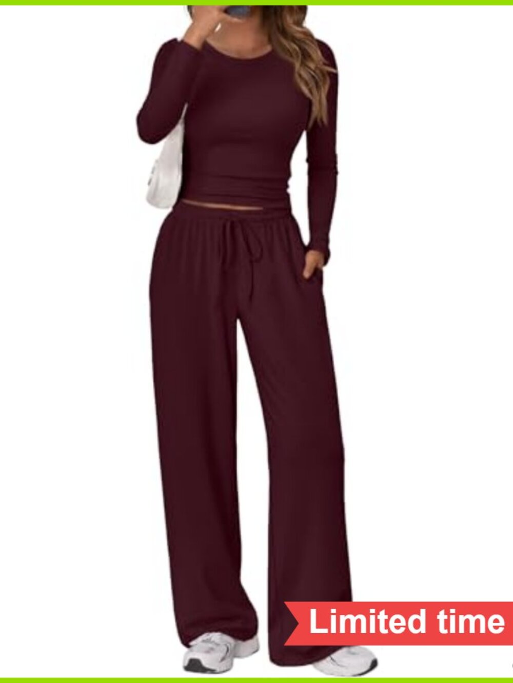 Trendy Queen Women's 2 Piece Lounge Set with Pockets | Casual